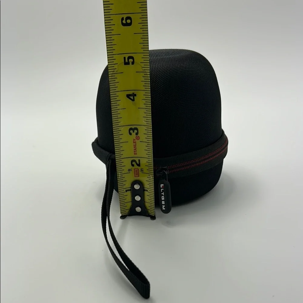 Hard Case For Small Bluetooth Camera Lens Black Zip Close LTGEM